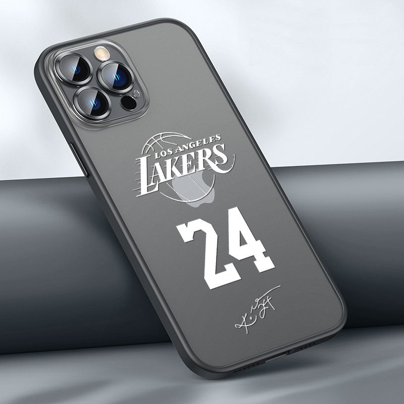 适用苹果13科比手机壳14promax篮球队保护套12代个性男款外壳11promax