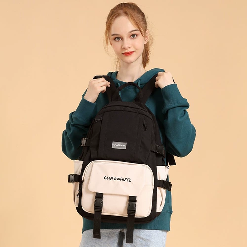 Вместительный и большой школьный рюкзак, сумка через плечо, Франция, для средней школы, подходит для студента