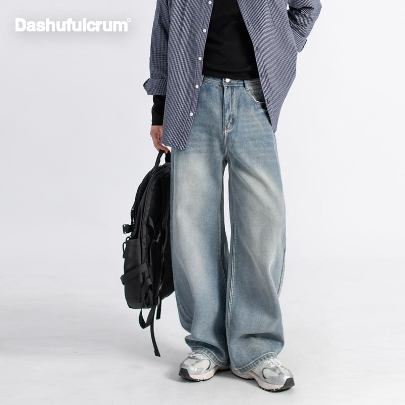 有加绒款Dashufulcrum弯刀牛仔裤