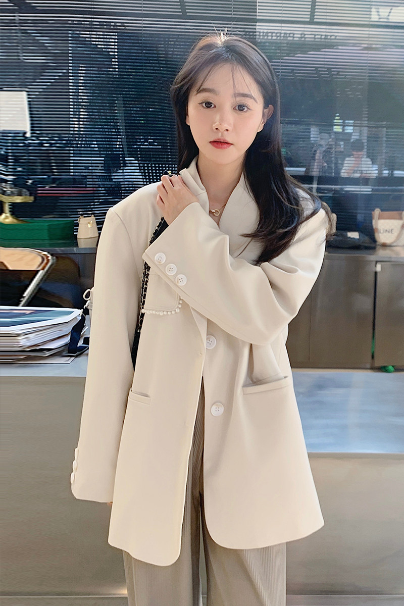 现货买家秀!2023春季新款黄色白色西装外套286A-Q8132-P115-K168,女装西装,浙宝007（原150)