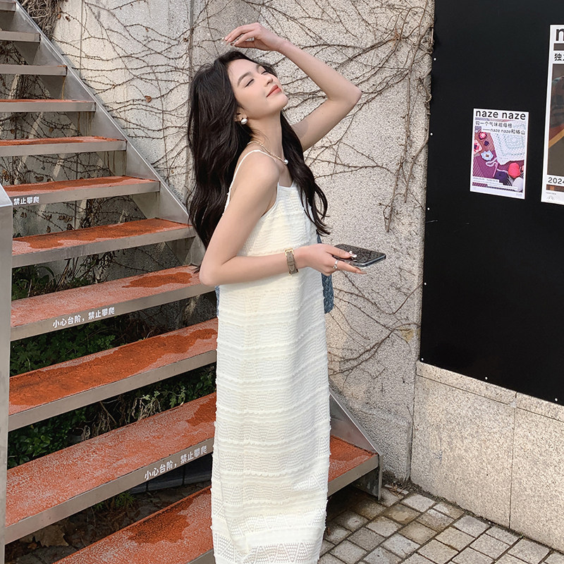 新品！气质百搭通勤重工吊带连衣裙150-X8259-P105-K158,女装连衣裙,浙宝007（原150)