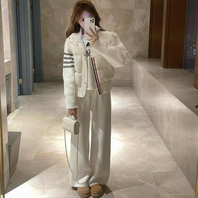 秋冬新款立领羽绒服学院风短款