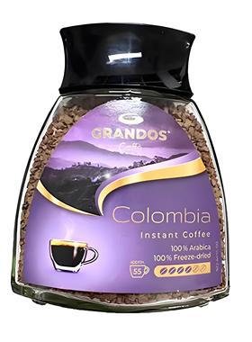 德国进口格兰特哥伦比亚美式纯黑咖啡100g速溶咖啡粉冻干即溶