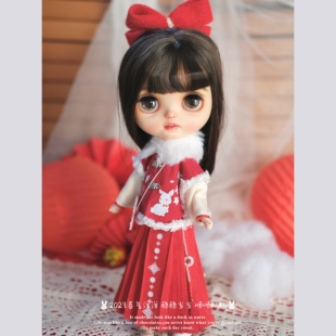 【完售展示】Blythe 新年娃衣 汉服套装 兔年汉服