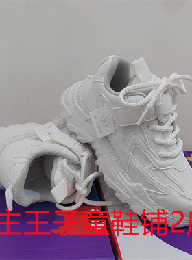 ABCKIDS童鞋2024秋同步商场皮面透气黑色白色运动鞋P433303332