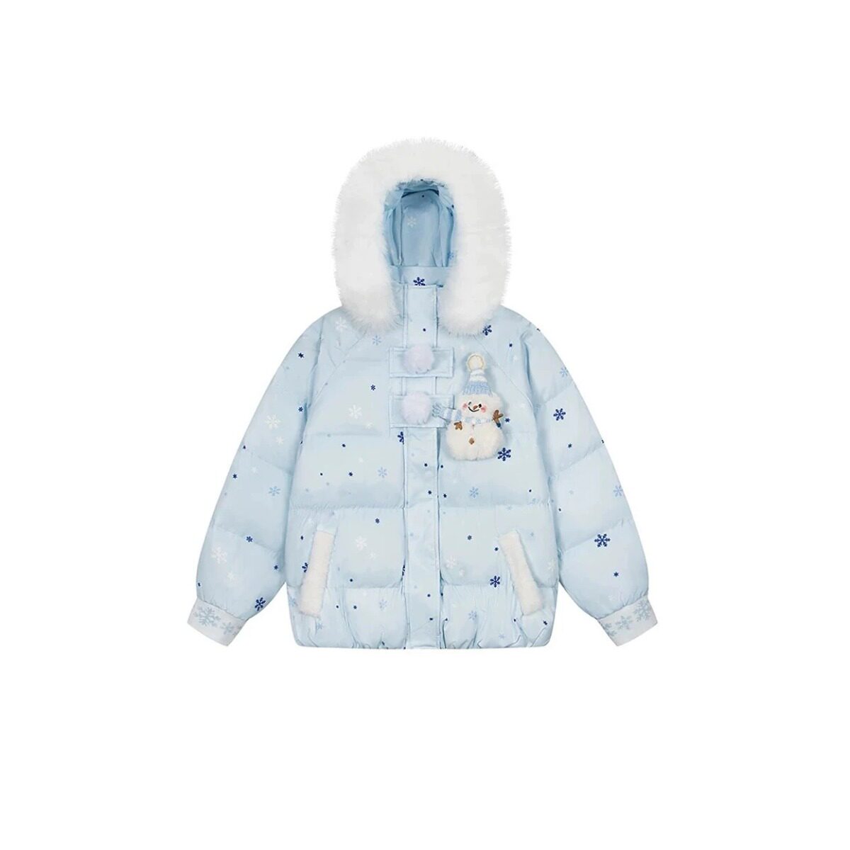 棉袄外套雪人保暖女款202