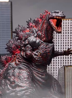 跨境 NECA电影版2016真哥斯拉 恐龙怪兽可动Godzilla手办模型礼物