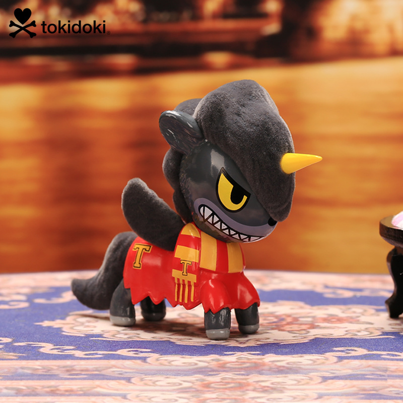 正版盲盒tokidoki独角兽黑夜降临系列盲盒万圣节恐怖摆件公仔礼物