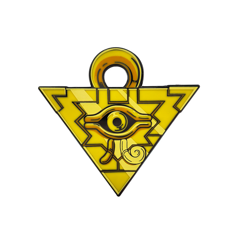 热销新款动漫游戏千年积木金属胸