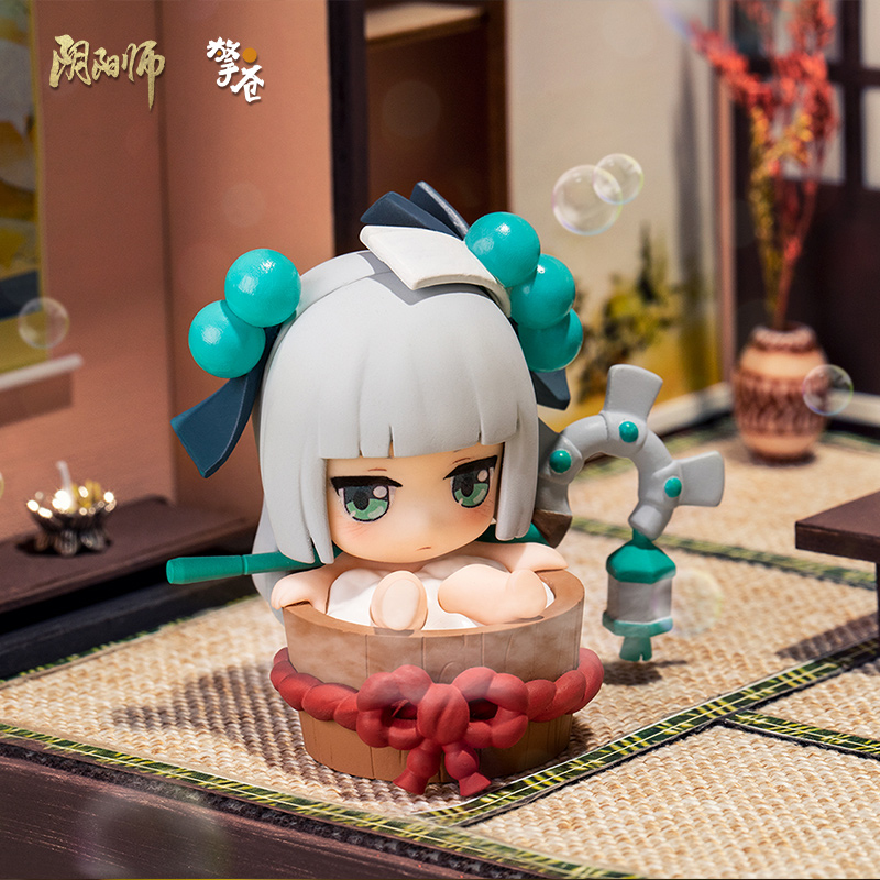 [现货]擎苍阴阳师温泉物语q版手办官方正版游戏周边摆件盒蛋模型