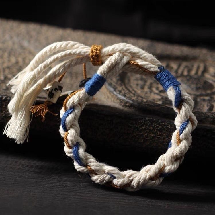 藏式山鬼手绳花钱脏工编织