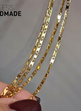 含金量5%轻奢高品质K金日字项链