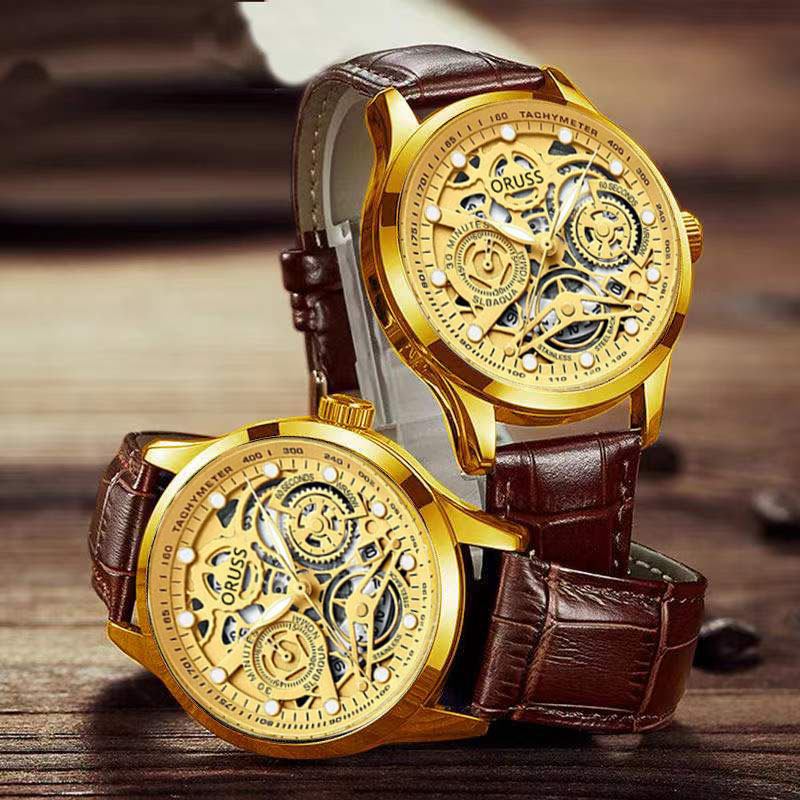 全自动潮流百搭高颜值商务防水夜光男款手表炫酷帅气时尚奢华男表