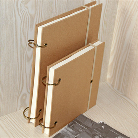 sketchbook活页 正方形素描本 牛皮纸本空白本kraft sketch book