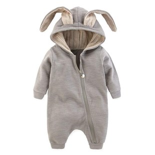newborn baby infant boy irl romper hooded jumpsuit bodysuit