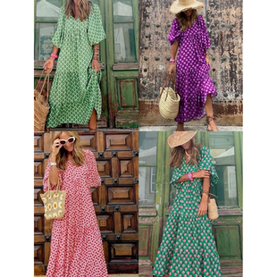 dresses casual vacation fashion skirt long ladies 女裙 women