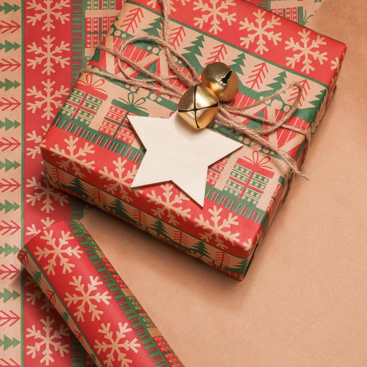 christmas gift wrapping paper large wrapper70*100圣诞包装纸