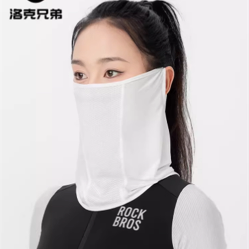 洛克兄弟防晒骑行面罩头巾冰丝围脖男女自行车摩托车头套遮脸夏季