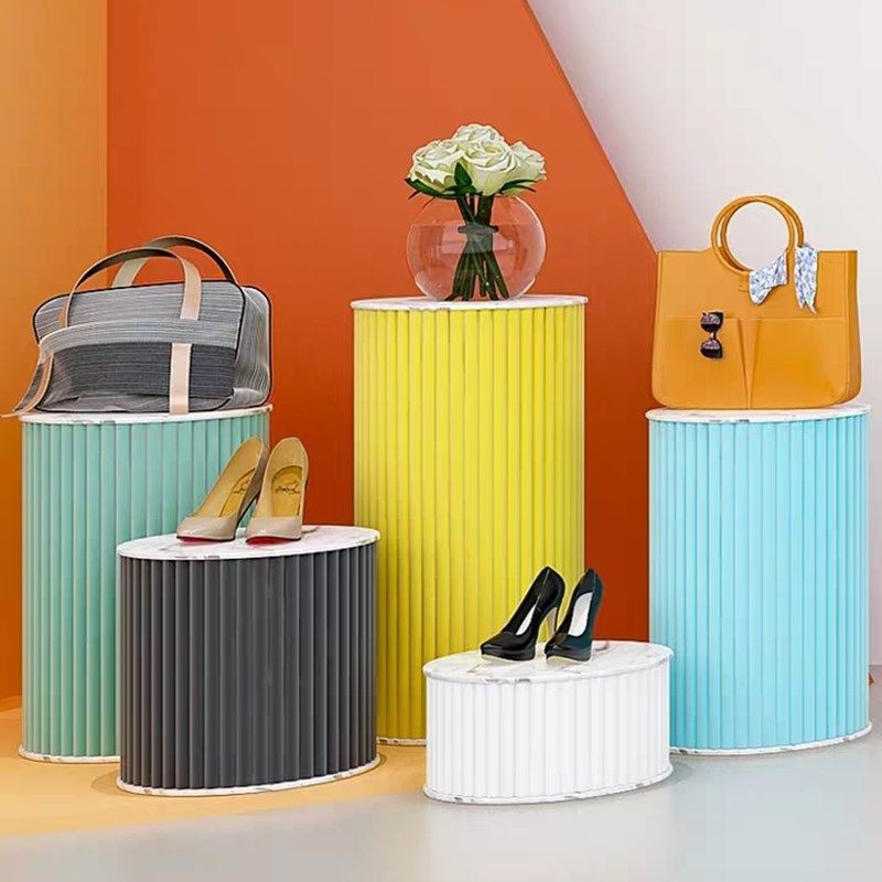 服装店橱窗展示台网红圆形流水台高低鞋包装饰品陈列摆台婚庆展台,商业/办公家具,服装展示架,淘宝优惠券,粉丝福利购,淘宝优惠卷