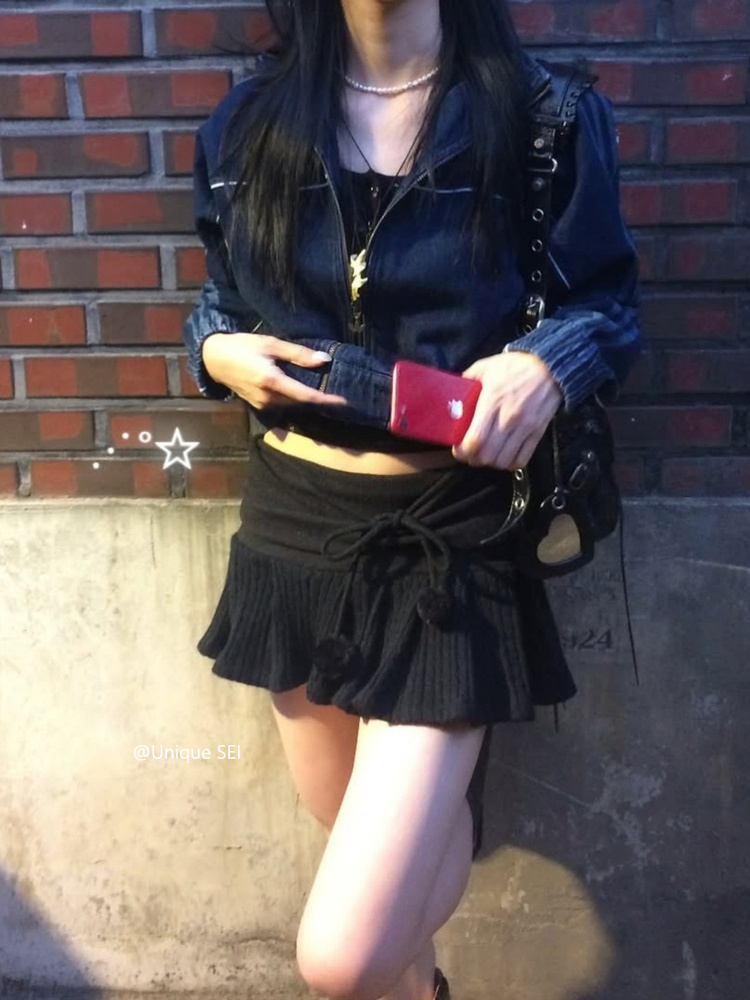women's woolen pleated skirt - Taobao product photo 2