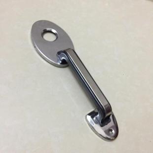 防盗门外装门锁带孔拉手 复合门可装锁芯执手 孔直径为2.83厘米