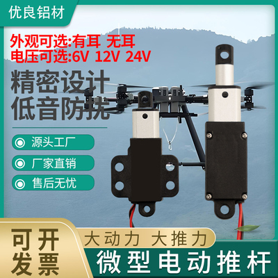 微型电动推杆直流电缸电动伸缩杆