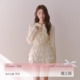 RECIT 千金风缎面拼接蕾丝短裙 米白色重工多层蛋糕裙半身裙女春装