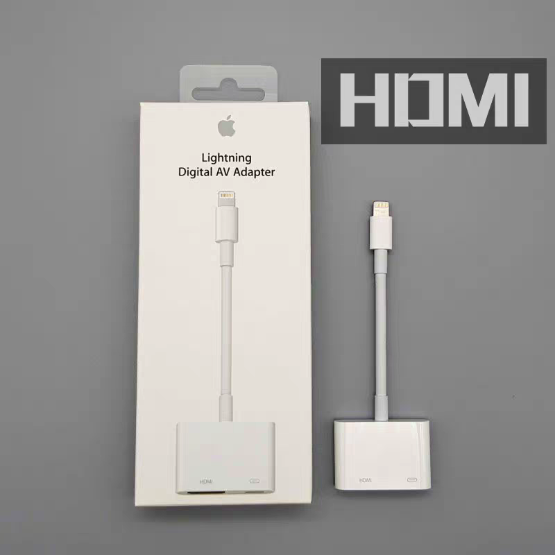 Lightning 转换器Iphone678X mini IPAD转HDMI高清视频线手机直播