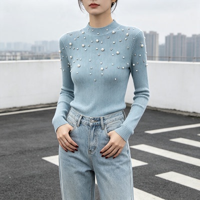 150cm小个子秋装新款加小码女装长袖打底衫针织衫上衣