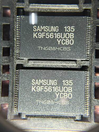 K9F5616U0B-YCB0，翻新有测试