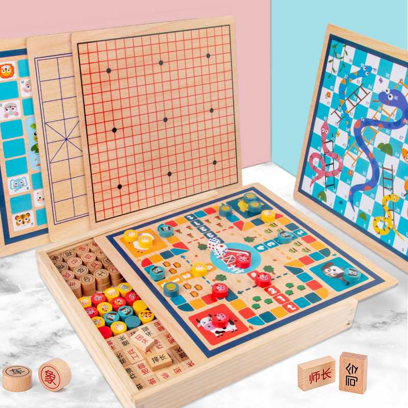 儿童多功能游戏棋五子飞行棋牌桌创意/设计玩具