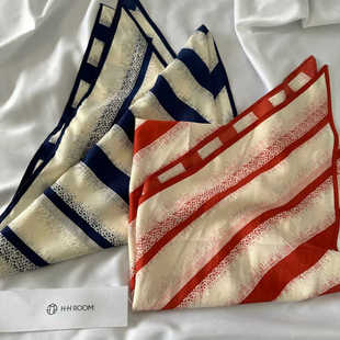 花姐《武康路》三角巾ins风头巾腰巾