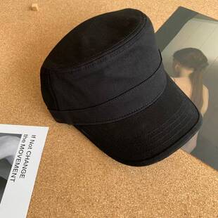 卡路里女孩 黑色百搭鸭舌帽 新款2023