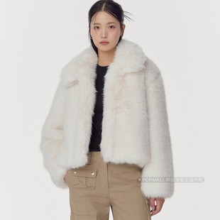 韩国正品代购 MUSINSA STANDARD WOMAN 女款shagi人造毛夹克