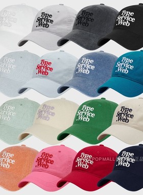 韩国代购 Typeservice Web Cap 棒球帽ins风格明星同款刺绣帽子