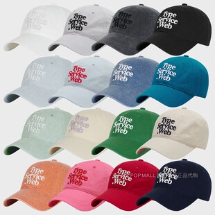 韩国代购 Typeservice Web Cap 棒球帽ins风格明星同款刺绣帽子