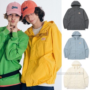 KODAK 24新简约风纯色韩版时尚百搭外出低调拉链连帽外套韩国代购