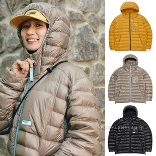 韩国代购直邮 KODAK 25秋冬新款男女运动休闲轻量连帽保暖羽绒服