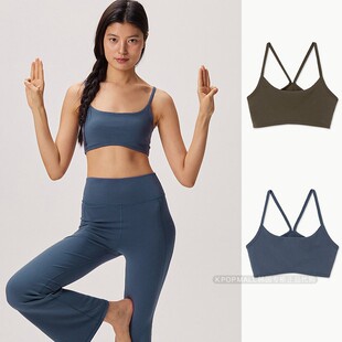 MUDRA BUDHI 25春季 新品 弹力吸汗美背瑜伽背心 韩国代购 女款 直邮
