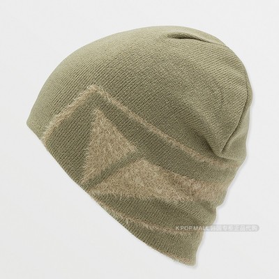 韩国正品代购石纹骷髅针织帽