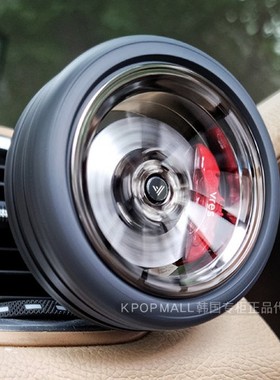 韩国代购VRES WHEEL高级车载香薰 轮胎造型礼物 持久淡香汽车香水