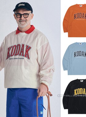 韩国代购 KODAK 24新春男女同款日常服装柯达标志卫衣 K4123EWT11
