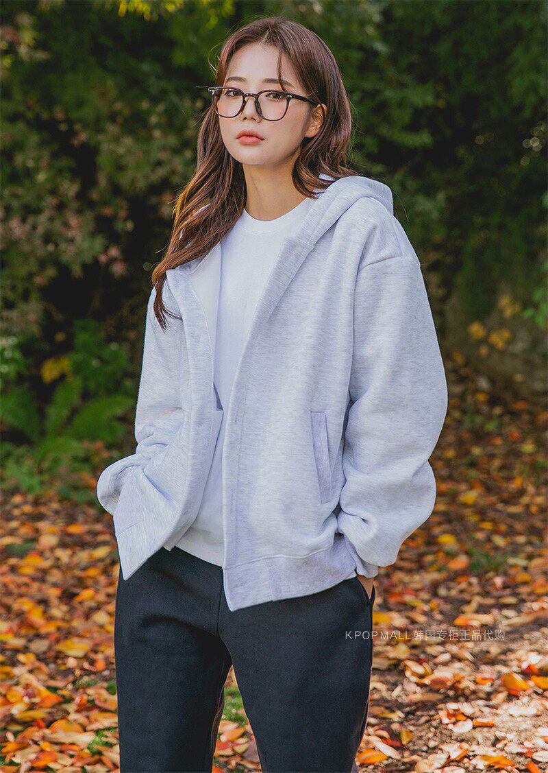 한국 정통 구매 ALVINCLO 22년 겨울 스타일 남성과 여성을 위한 캐주얼 루즈 버튼 벨벳 가디건