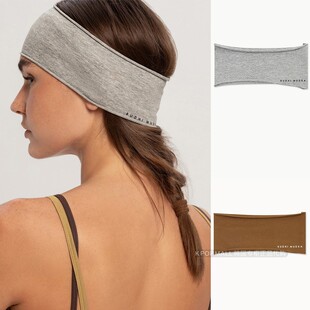 宽边吸汗速干运动健身头带 MUDRA瑜伽发带男女同款 韩国代购 BUDHI