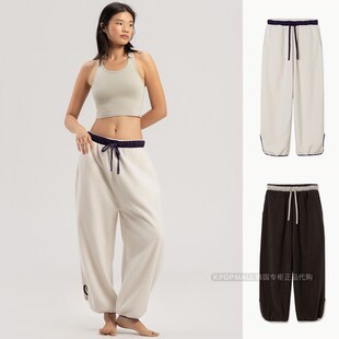 MUDRA 25秋季 新品 韩国代购 阔腿宽松瑜伽长裤 BUDHI 男女同款 直邮