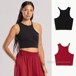 BUDHI 女款 MUDRA 新品 不规则肩带运动瑜伽背心 25春季 韩国代购