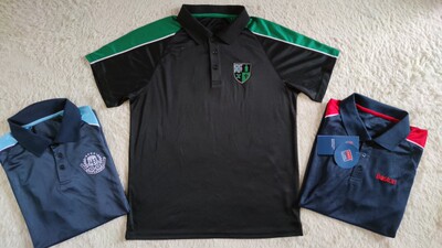 DAVID LUKE男短袖POLO衫T恤运动速干宽松大码高尔夫