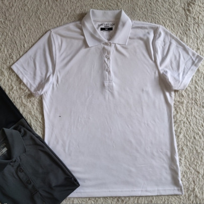 Dresscode女短袖POLO衫速干纯色宽松百搭收腰工作清爽