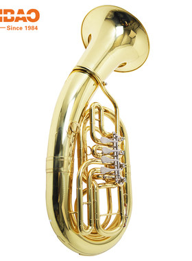 津宝牌 JBEP-1110 四扁键上低音号 Bb调 管乐队演出