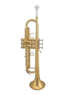 金音牌 JYTR-E100 降B调 漆金小号 初学入门成人演奏